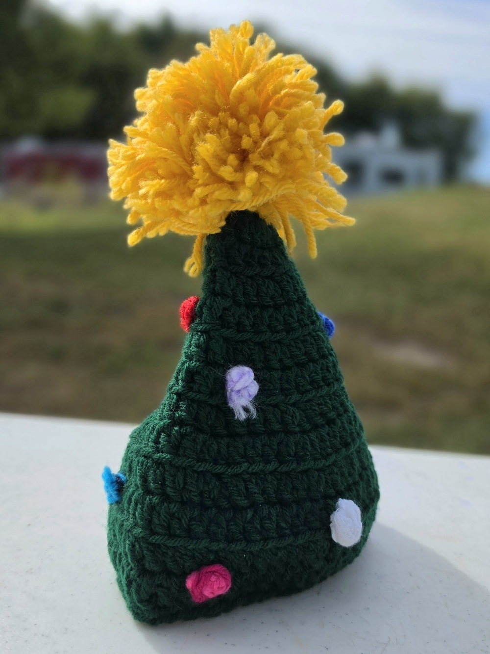 Crochet Little Kids Xmas Tree Hat